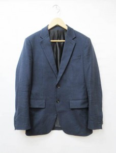 ナリフリ narifuri ×Revelations NFRV-17 別注千鳥ドビーテーラージャケット パンツ 上下 セットアップ M ネイビー