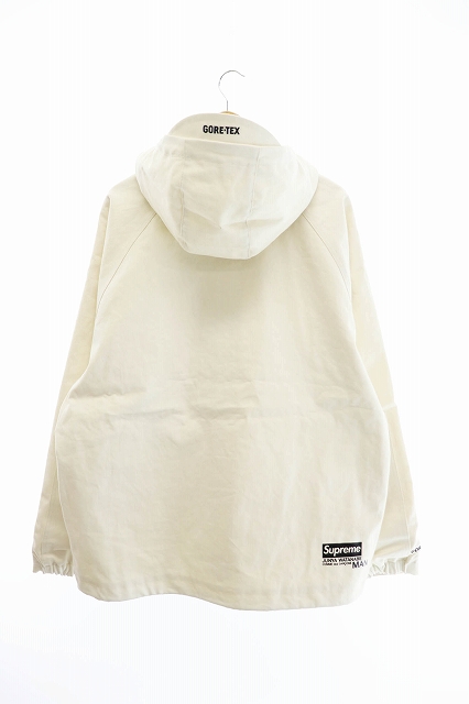 シュプリーム SUPREME ×JUNYA WATANABE ジュンヤワタナベ 21AW GORE-TEX Denim Parka ゴアテックス デニム パーカー XL アイボリー