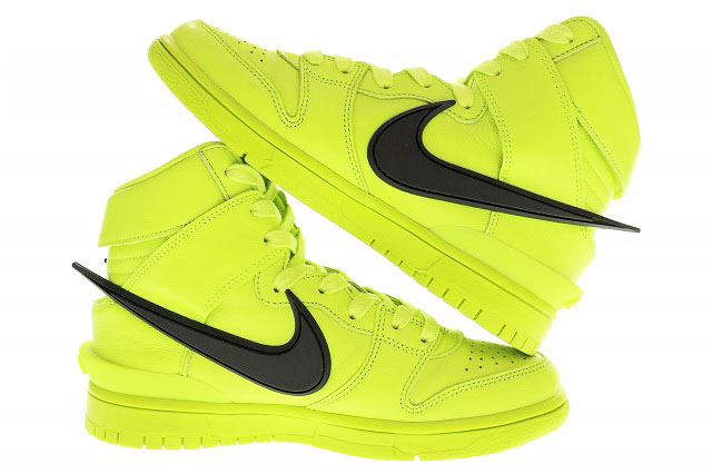 ナイキ NIKE DUNK HI AMBUSH ATOMIC GREEN 2021 24.5cm CU7544-300 アンブッシュ コラボ ダンク ハイ アトミック グリーン