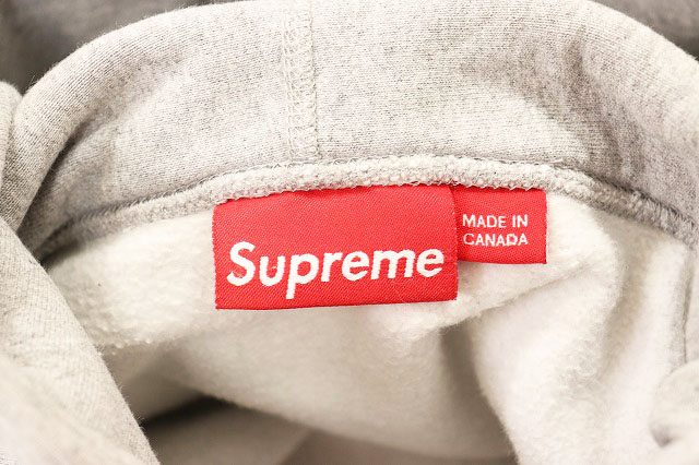 シュプリーム SUPREME 12AW Box Logo Pullover Hooded Sweatshirt S サイズ Heather Grey ボックス ロゴ プルオーバー スウェット パーカー ヘザー グレー