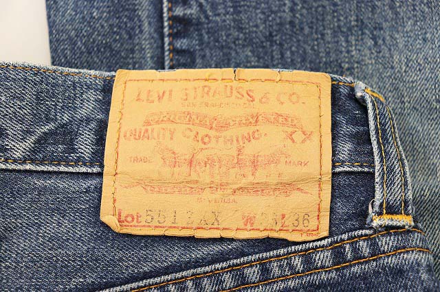 リーバイス Levi’s 米国製 90s 551ZXX W33 555 551-0006 BIG E ビッグE バレンシア工場 1998年製造 ジーンズ デニムパンツ