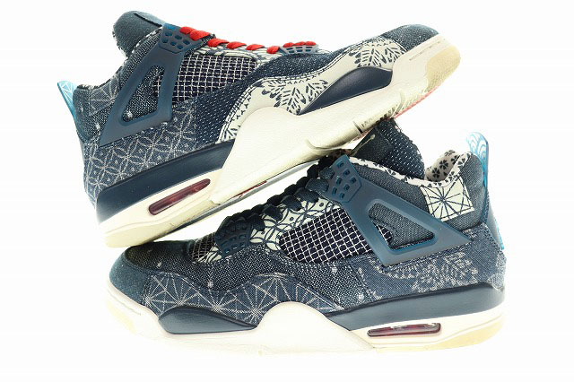 ナイキ NIKE AIR JORDAN 4 RETRO SE SASHIKO 2020 28cm CW0898-400 エアジョーダン レトロ 刺し子 サシコ