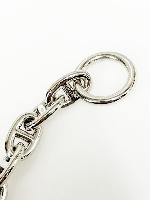 エルメス HERMES Chaine d’Ancre MM シェーヌダンクル シルバー ブレスレット 15コマ