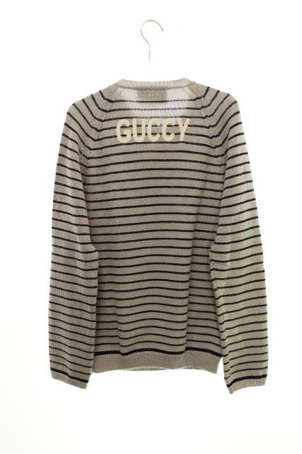 グッチ GUCCI エンブロイダリー花 ロゴセーターニット 495978/XS