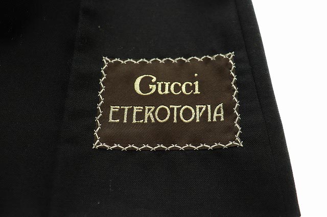 グッチ GUCCI 20SS eterotopia  フレアパンツ ブラック36