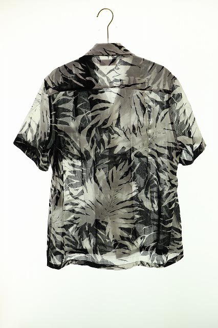 サンローラン パリSAINT LAURENT PARIS 16SS 415167 Y955L アロハ 総柄 半袖 ハワイアン シャツ 37
