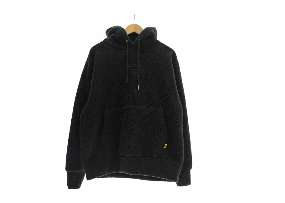 FR2 エフアールツー Logo Eco Fur Hoodie パーカー FCR1268 M
