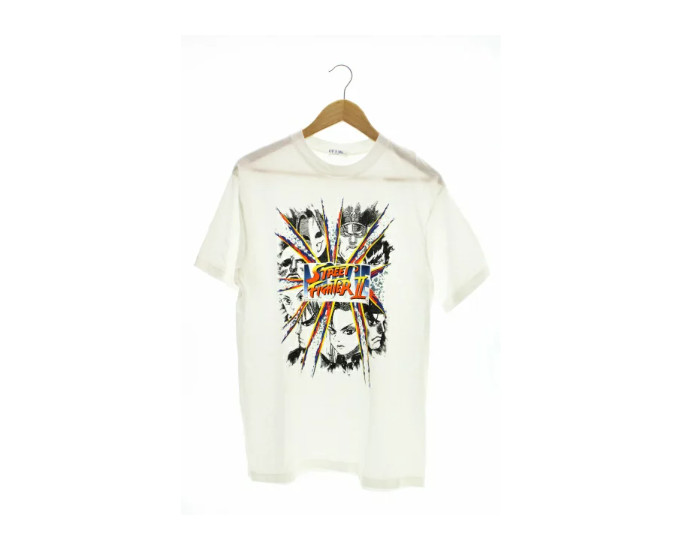 STREET FIGHTER II ストリートファイター GUNZE グンゼ ロゴ プリント Tシャツ L