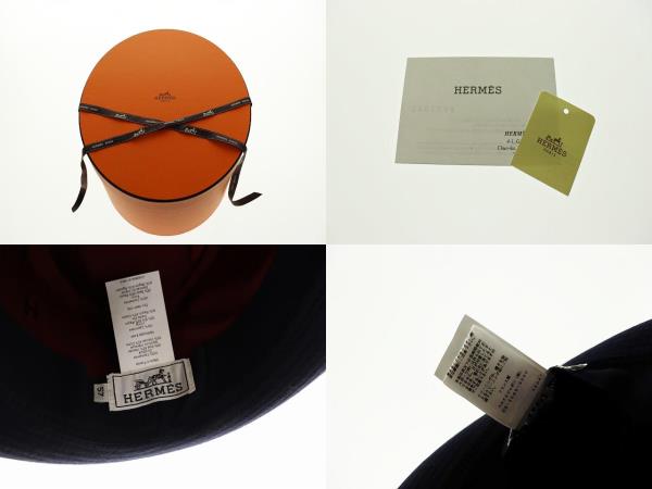 エルメス HERMES 172013N  FUNK  カシミア 100% 中折ハット 帽子