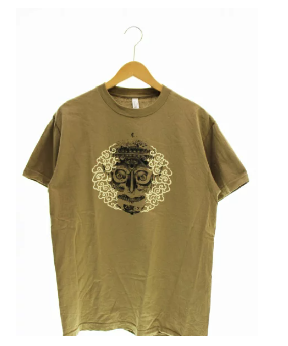 TENDERLOIN テンダーロイン 20SS チベタン スカル プリント クルーネック Tシャツ