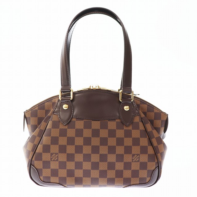 ルイヴィトン LOUIS VUITTON ダミエ ヴェローナ PM ハンド バッグ N41117 茶 ブラウン