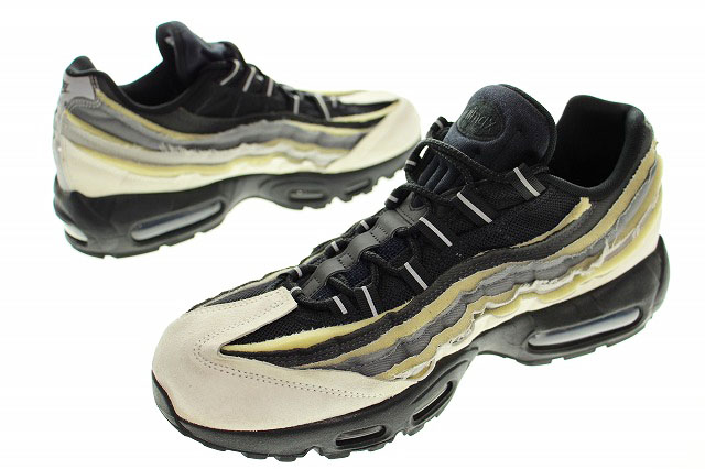 ナイキ NIKE COMME des GARCONS AIR MAX 95 コムデギャルソン エアマックス CU8406-101 28.5cm チャコール