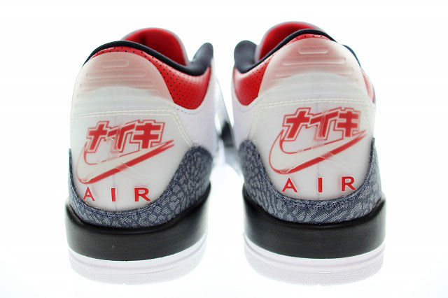 未使用品 ナイキ NIKE AIR JORDAN 3 RETRO SE-T CO.JP FIRE RED 2020 27.5cm CZ6433-100 エアジョーダン レトロ カタカナ ファイヤー レッド