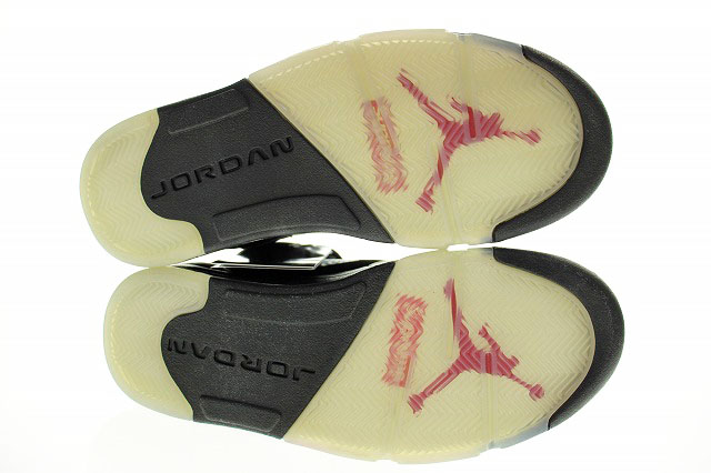 未使用品 ナイキ NIKE AIR JORDAN 5 RETRO SUPREME BLACK 2015 26cm 824371-001 15AW シュプリーム コラボ エアジョーダン レトロ ブラック