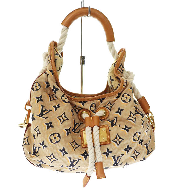 ルイヴィトン LOUIS VUITTON 2010年 クルーズ コレクション 限定 ビュル MM ショルダー バッグ M40236 ベージュ