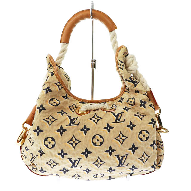 ルイヴィトン LOUIS VUITTON 2010年 クルーズ コレクション 限定 ビュル MM ショルダー バッグ M40236 ベージュ