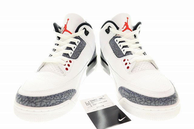 ナイキ NIKE AIR JORDAN 3 RETRO SE-T CO.JP FIRE RED 2020 26.5cm CZ6433-100 エアジョーダン レトロ カタカナ ファイヤー レッド