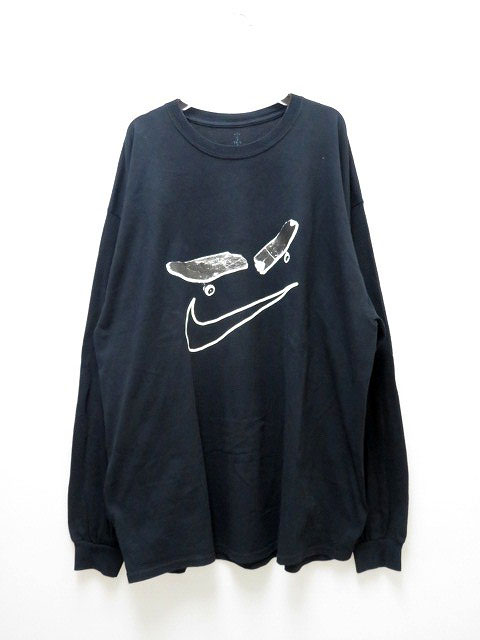 ナイキ エスビー NIKE SB CACTUS JACK FOR NIKE SB SMILE LONGSLEEVE T-SHIRT Iトラビス スコット ロンT