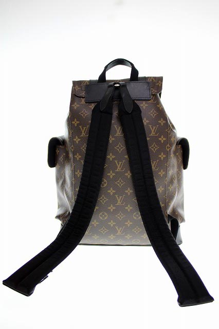 ルイヴィトン LOUIS VUITTON モノグラムマカサー クリストファーPM バックパック M43735