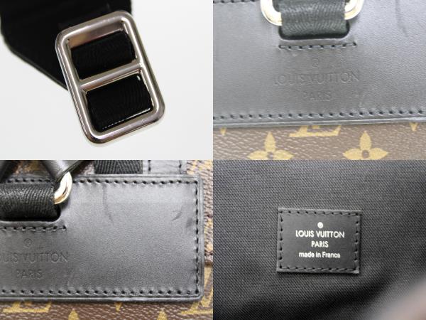 ルイヴィトン LOUIS VUITTON モノグラムマカサー クリストファーPM バックパック M43735