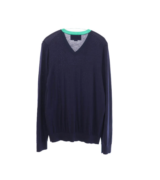 グッチ GUCCI BEE GG 刺繍 ロゴ Vネック 薄手 ニット  576908 M