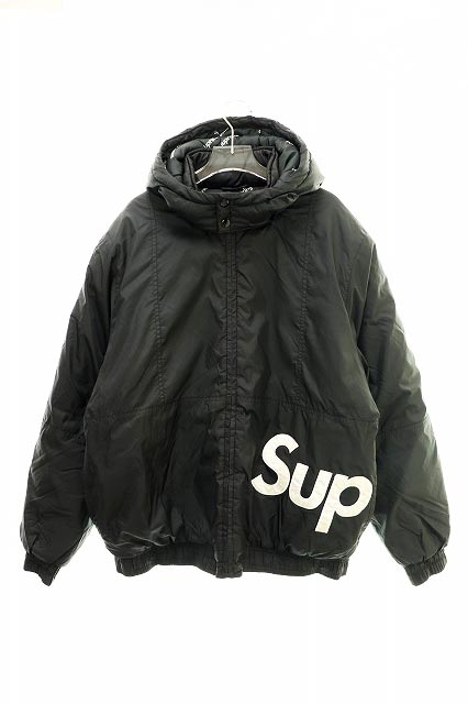 シュプリーム SUPREME 16AW サイドライン ロゴ パーカー 中綿ブルゾン M