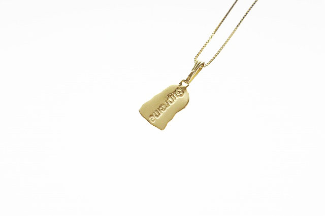 シュプリーム SUPREME 13AW Mini Jesus Piece 14k Gold ジーザズ ピース ネックレス ゴールド