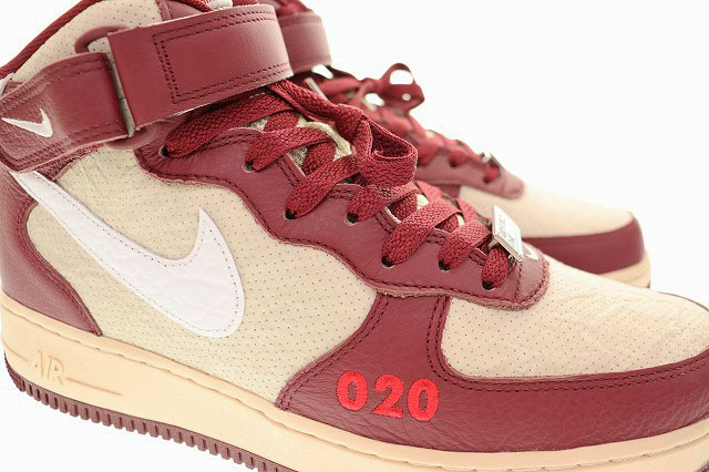 未使用品 ナイキ NIKE AIR FORCE 1 MID LONDON 020 2022 27.5cm DO7045-600 エアフォース ミッド ロンドン チーム レッド