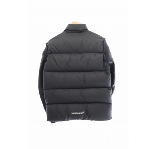 アンダーカバー UNDERCOVER 17AW 袖レザー ダウン ジャケット UCT9204 2