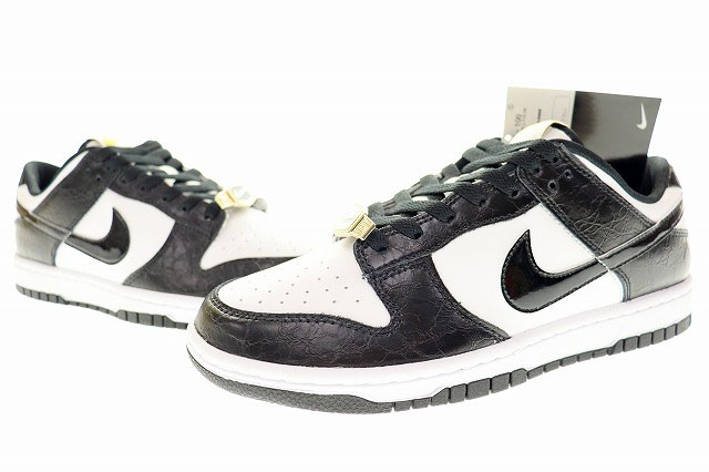 未使用品 ナイキ NIKE DUNK LOW RETRO SE BLACK AND WHITE 2022 26cm WORLD CHAMP DR9511-100 ダンク ロー レトロ ブラック アンド ホワイト ワールド チャンプ 黒 白