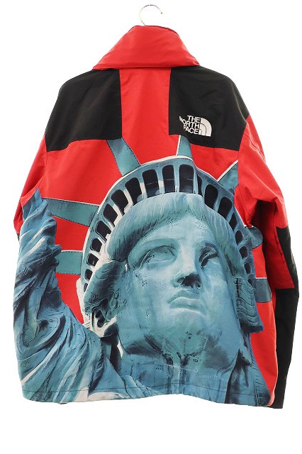 シュプリーム SUPREME 19AW The North Face Statue of Liberty Mountain Jacket ノースフェイス マウンテン ジャケット M レッド NP61902I