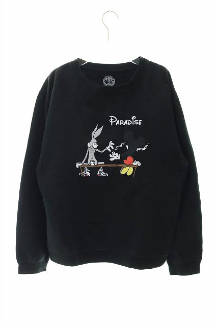 PARADIS3 パラダイス get high スウェット クルーネック トレーナーM