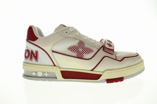 ルイヴィトン LOUIS VUITTON MS0261 LVトレイナー ライン スニーカー7/ red