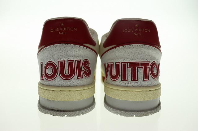 ルイヴィトン LOUIS VUITTON MS0261 LVトレイナー ライン スニーカー7/ red