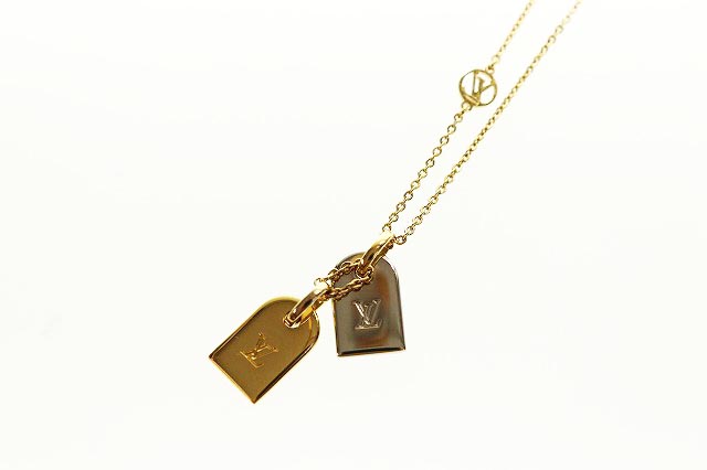 ルイヴィトン LOUIS VUITTON M63141 LV ネックレス ナノグラム アクセサリー ペンダント