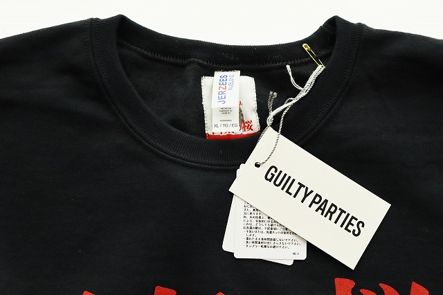 ワコマリア WACKO MARIA 凶気の桜 CREW NECK SWEAT SHIRT クルーネック スウェット トレーナー NTJ-WM-SS02 XL 黒 ブラック