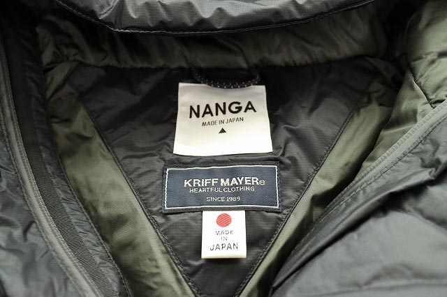 ナンガ NANGA ×クリフメイヤー トレック ダウン ジャケット L