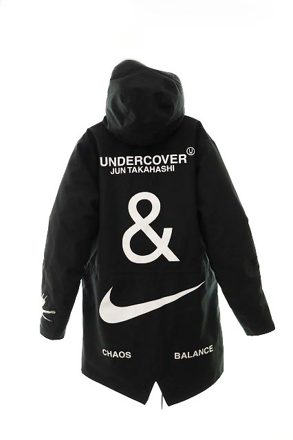 ナイキ NIKE ×UNDER COVER CD7523-010 19AW 3-Layer Fishtail Parka フィッシュテール パーカーM