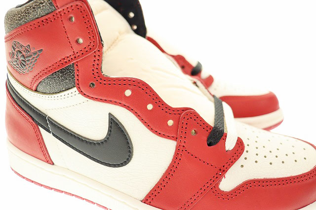 未使用品 ナイキ NIKE AIR JORDAN 1 RETRO HIGH OG CHICAGO 2022 27cm LOST & FOUND DZ5485-612 エア ジョーダン I レトロ ハイ シカゴ ロスト アンド ファウンド