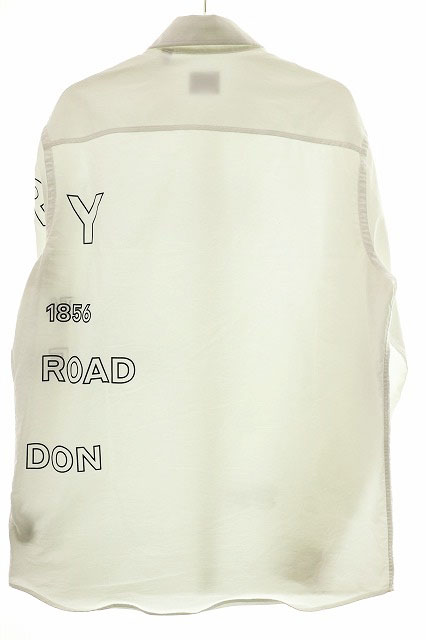 バーバリー BURBERRY 21SS ホースフェリー プリント シャツ 長袖 ホワイト XS 8036768