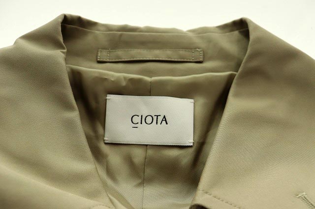 シオタ CIOTA COLM-108M　スピンコットンギャバジンタイロッケンコート4