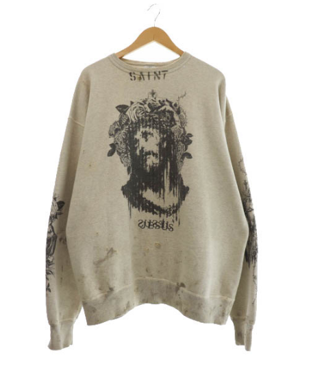 SAINT MICHAEL セントマイケル 22SS HOLY SAINT SS TEE フロント 