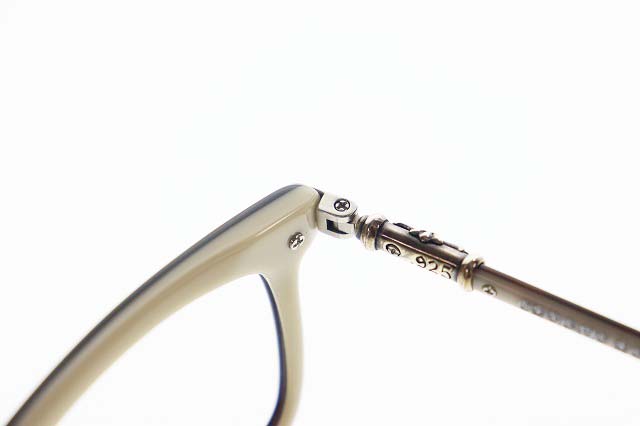 クロムハーツ CHROME HEARTS FUN HATCH-A 54□18-148 度入り 眼鏡 メガネ アイウェア セルフレーム ブラック