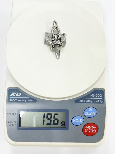 クロムハーツ CHROME HEARTS 3 TRINKETS PENDANT Necklace silver 925 スリートリンケッツ ペンダント 初期デザイン