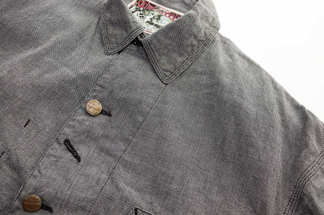 セントマイケル SAINTMICHAEL × BerBerJin BB_DENIM JKT/STRIPE BLUE M