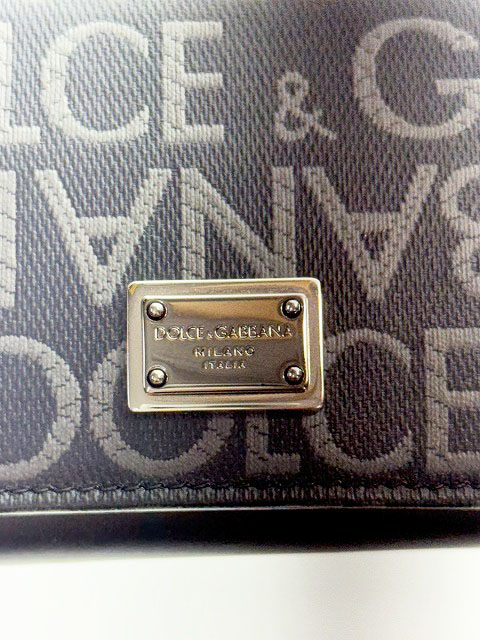 ディー&ジー ドルガバ ドルチェ&ガッバーナ D&G 三つ折り財布 コンパクト ミ二 ウォレット
