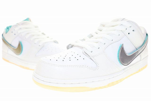 ナイキ エスビー NIKE SB DUNK LOW PRO OG QS DIAMOND SUPPLY CO. 2018 29.5cm WHITE