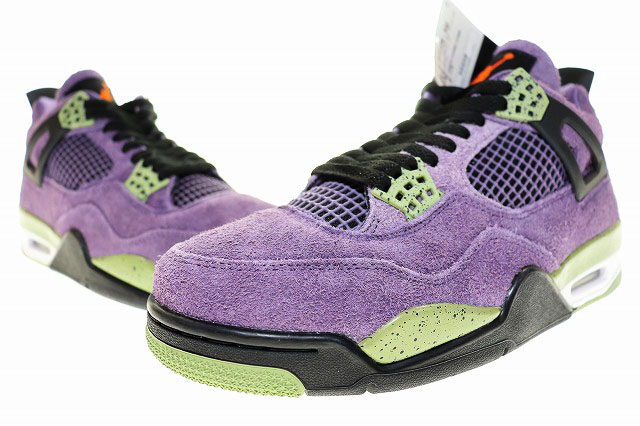 ナイキ NIKE WMNS AIR JORDAN 4 RETRO CANYON PURPLE 2022 27.5cm AQ9129-500 AJ4 ウィメンズ エア ジョーダン IV レトロ キャニオン パープル