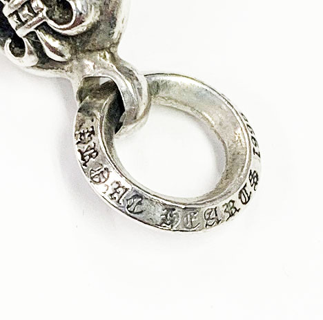クロムハーツ CHROME HEARTS 1BALL BS FLEUR 1ボール BSフレア チャーム シルバー ネックレス トップ