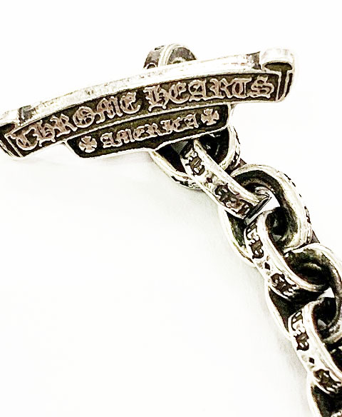 クロムハーツ CHROME HEARTS CHN PAPER TBAR 16INCH ペーパーチェーン ウォレットチェーン Tバー シルバー925